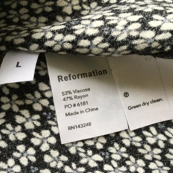 Reformation Floral Blouse l - Picture 6 of 8